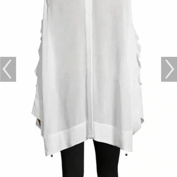 Rare IRO Birle ruffle black tunic blouse - Picture 8 of 15